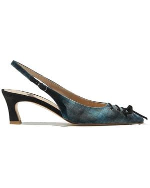 SCAROSSO Heeled Mules - Green