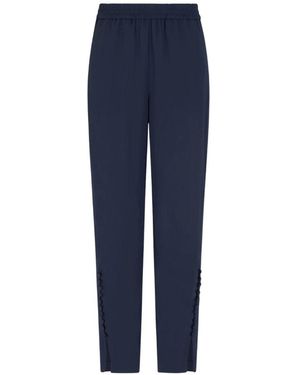 Emporio Armani Slim-Fit Trousers - Blue