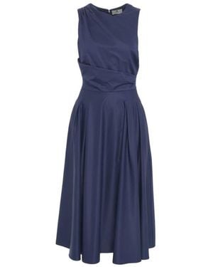 Elisabetta Franchi Midi Dresses - Blue