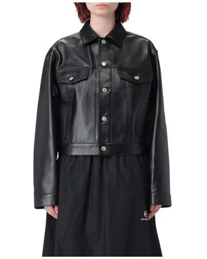 Balenciaga Leather Jackets - Negro