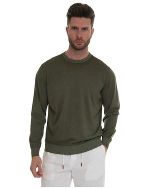 Kiton Round-Neck Knitwear - Green