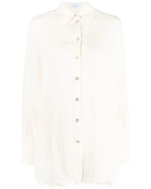 Ferragamo Overhemden ,Casual Lange Mouw Shirt - Wit
