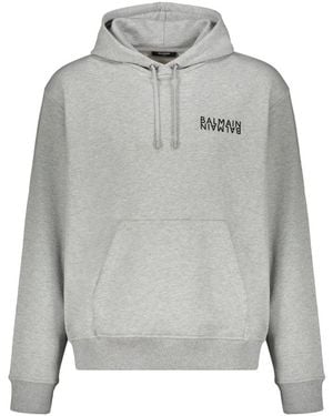 Balmain Hoodies - Grey