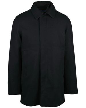 People Of Shibuya Single-Breasted Coats - Black