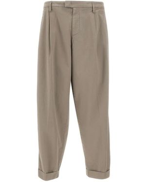 Dondup Straight Trousers - Grey