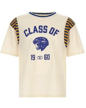 Valentino Garavani T-Shirts - Natural