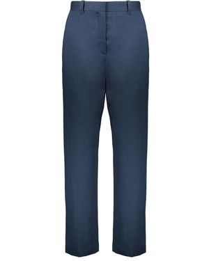 KENZO Baumwoll Straight-Leg Hose Mit Taschen - Blau