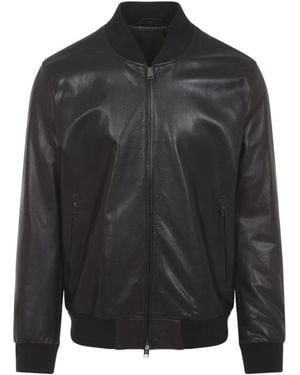 Brioni Leather Jackets - Black