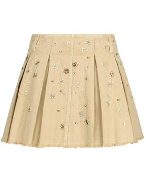 Liu Jo Short Skirts - Neutro