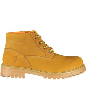 Lumberjack Lace-Up Boots - Yellow