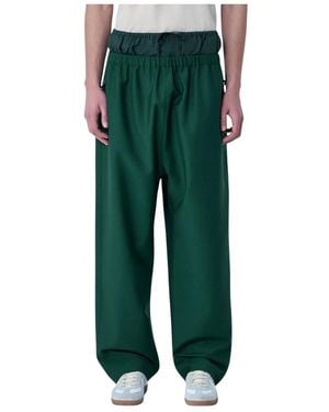 Lacoste Wide Trousers - Green