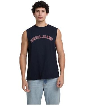 Guess Sleeveless Tops - Blu