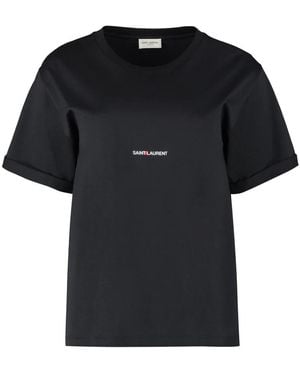 Saint Laurent T-Shirts - Black