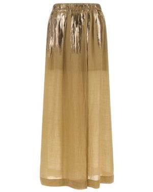 Nude Maxi Skirts - Neutro