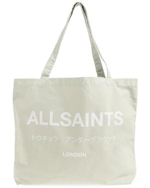 AllSaints Underground M170Xb Tote - Weiß