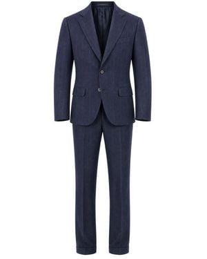 Eleventy Single Breasted Suits - Azul