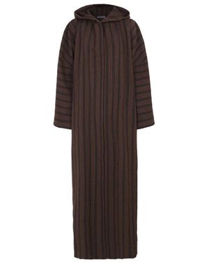 Cortana Single-Breasted Coats - Brown