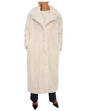 Guess Single-Breasted Coats - Neutro