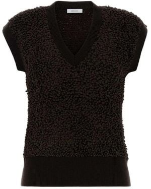 Ferragamo Sleeveless Jumpers - Black