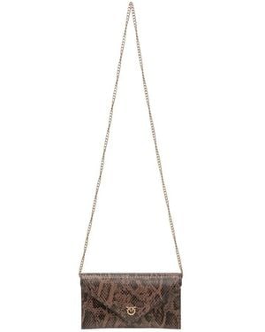 Pinko Flat Purse Mini - Natur