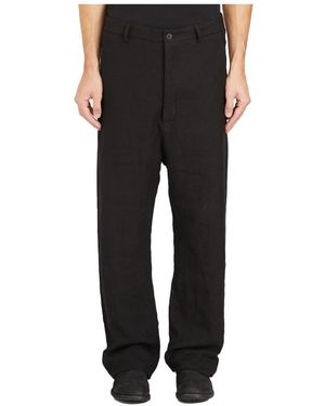 Poeme Bohemien Straight Trousers - Black