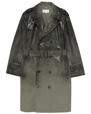 Maison Margiela Trench Coats - Grey