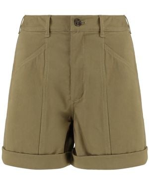 Yves Salomon Casual Shorts - Green
