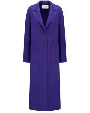 Harris Wharf London Single-Breasted Coats - Purple