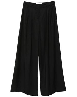 Ermanno Scervino Wide Trousers - Negro