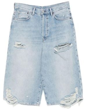Acne Studios Denim Bermuda Shorts - Blauw