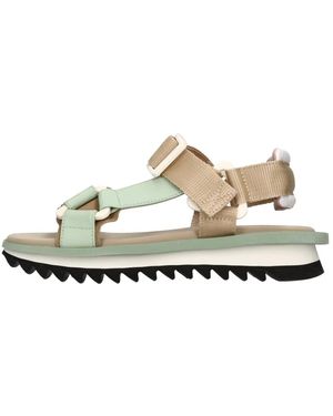 3Juin Flat Sandals - Metálico