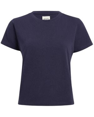 KHAITE T-Shirts - Blauw