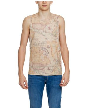 Alviero Martini 1A Classe Tank Top Mit Geografischem Druck - Blau