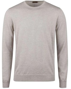 Stenströms Round-Neck Knitwear - Grey