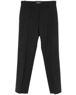 JOSEPH Slim-Fit Trousers - Black