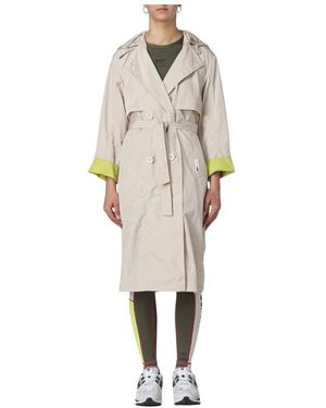 OOF WEAR Gelb Creme Trenchcoat Leicht - Weiß