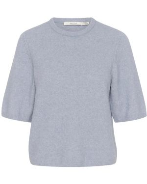 Gestuz Round-Neck Knitwear - Blu