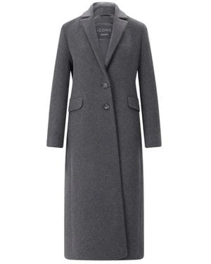 Cinzia Rocca Single-Breasted Coats - Gris