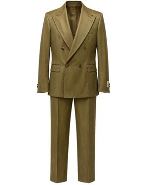 Franzese Collection Double Breasted Suits - Grün