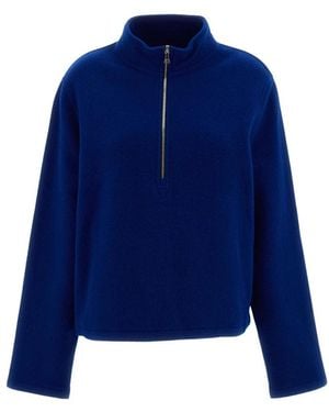 Rier Natural Fleece Jacke - Blau