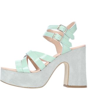 Janet & Janet Schoenen ,Groen ,Janet Janet Sandalen - Blauw