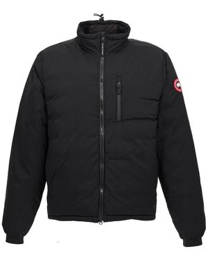Canada Goose Jassen ,Zwart ,Leer Lodge Down Jacket