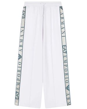 EA7 Wide Trousers - Blanco