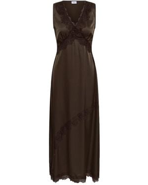 Saint Tropez Kleedjes ,Bruin ,Maxi-Jurk