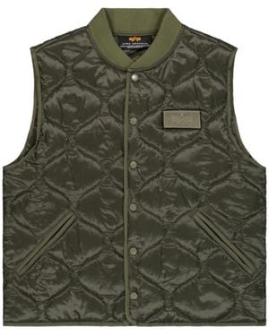 Alpha Industries Jassen ,Groen ,Nylon Q-1 Vest