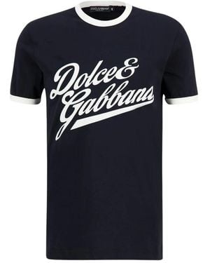 Dolce & Gabbana T-Shirts - Blauw