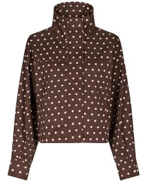 Neo Noir Rivera Canvas Boxy Jacket - Bruin