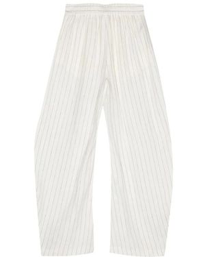 ALESSANDRO VIGILANTE Wide Trousers - Bianco