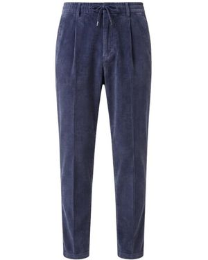 Peserico Rechte Broeken - Blauw