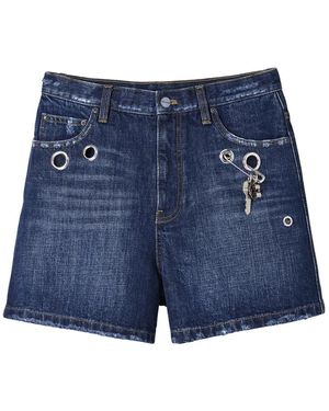 Marc Jacobs Grommet Denim Shorts - Blauw